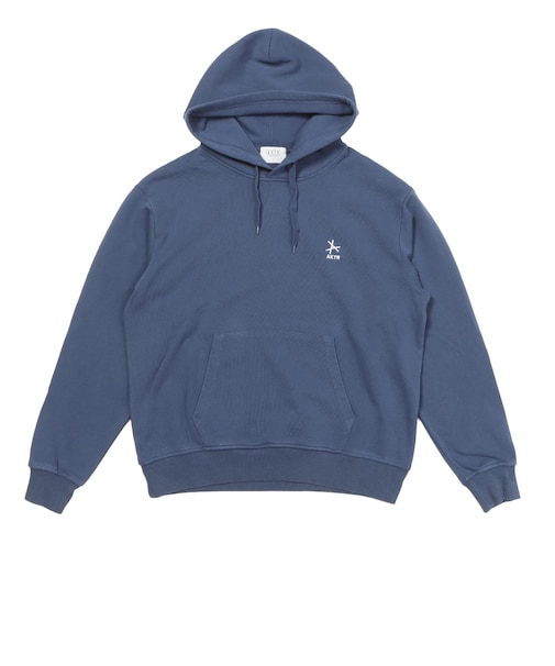 226-035010　TRI-LINE AGED HOODIE　SLATE BLUE　715187-0001