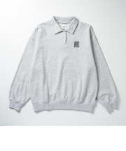 126K3040401　W TAKE A STAND POLO SWT　TOP GRAY　717831-0003