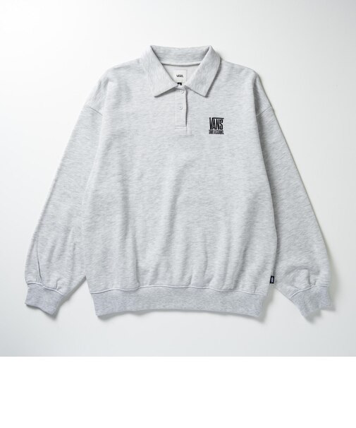 126K3040401　W TAKE A STAND POLO SWT　TOP GRAY　717831-0003