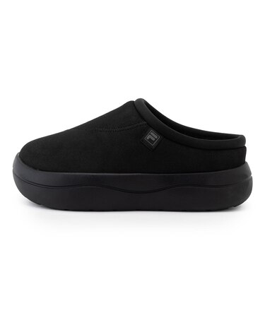FU0106327001　PUFFER PLATFORM MULE LJ　*Black/Pink　721009-0001