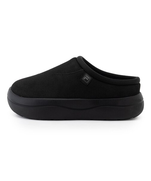 FU0106327001　PUFFER PLATFORM MULE LJ　*Black/Pink　721009-0001