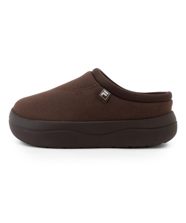 FU0106327218　PUFFER PLATFORM MULE LJ　*Brown/Orange　721011-0001
