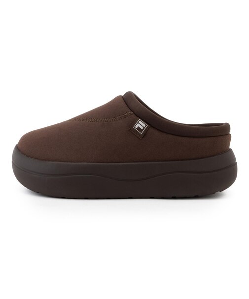 FU0106327218　PUFFER PLATFORM MULE LJ　*Brown/Orange　721011-0001