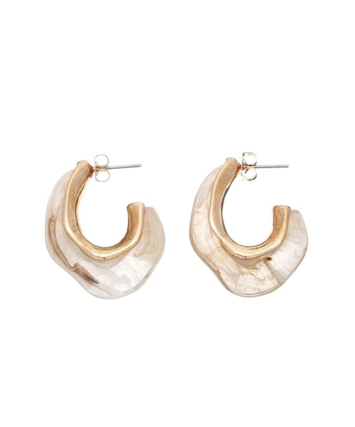COLOR SHELL HOOPピアス