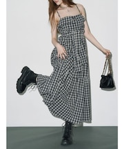 シャツデザインロングワンピース