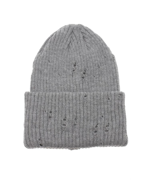 ダメージニット帽