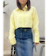 BASICクロップドカラーシャツ