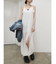 ディープスリットロングキャミワンピース