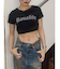 スタッズグラフィックショートTシャツ