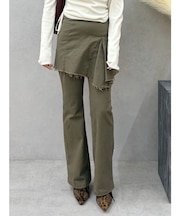 レイヤードフレアパンツ