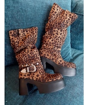 フェイクスウェードエンジニアブーツ