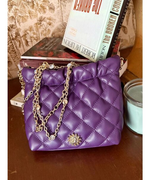 キルティングビジューチェーンミニBAG