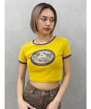 リンガーグラフィックショートTシャツ