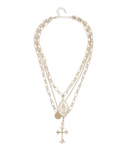 MIX CHARM 3連 ネックレス