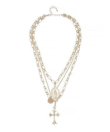 MIX CHARM 3連 ネックレス