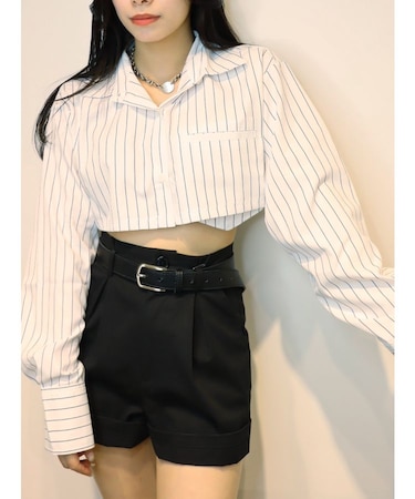 ポケットショートシャツ