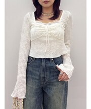 レースドッキングトップス