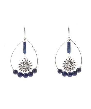 SHELL STONE SUNNY MOTIFピアス