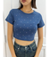 ラインストーンコンパクトＴシャツ