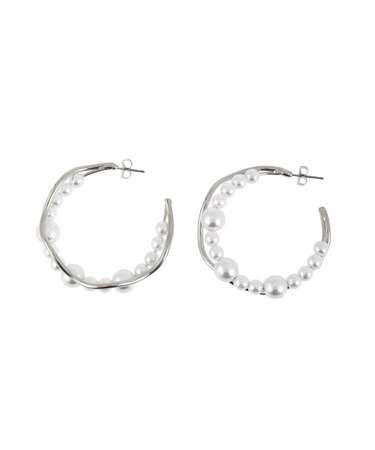 PEARL MIX HOOPピアス