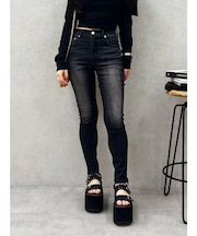 ヴィンテージライクストレッチスキニーデニムパンツ