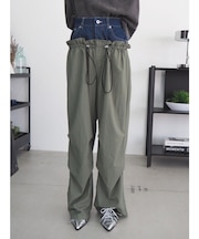 デニムドッキングドロストパンツ
