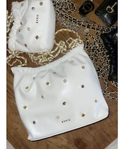 スタッズチェーンBIGショルダーBAG