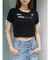 ラインリボングラフィックショートTシャツ