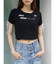 ラインリボングラフィックショートTシャツ