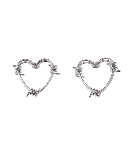 HEART MOTIF HOOP ピアス