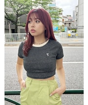 ボーダーコンパクトTシャツ