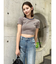 ボーダーコンパクトTシャツ