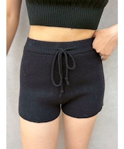 ハイゲージニットショートパンツ