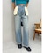 リバースワイドデニムパンツ