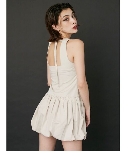 バルーンミニワンピース