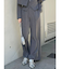 ハイウエストタックワイドパンツ【セットアップ着用可能】