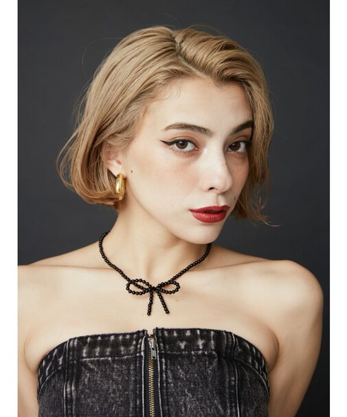 PEARL RIBBON CHOKER