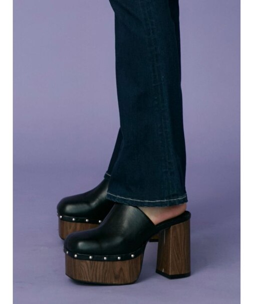 チャンキーヒールサボ