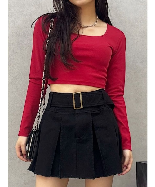 スクエアクロップドトップス｜エブリスの通販｜&mall（アンド