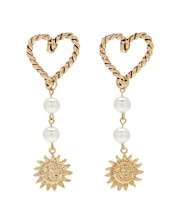 SUNNY MOTIF HEART CATCH ピアス