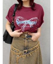 フロントリボングラフィックBIG Tシャツ