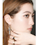 CROSS CHAIN ピアス