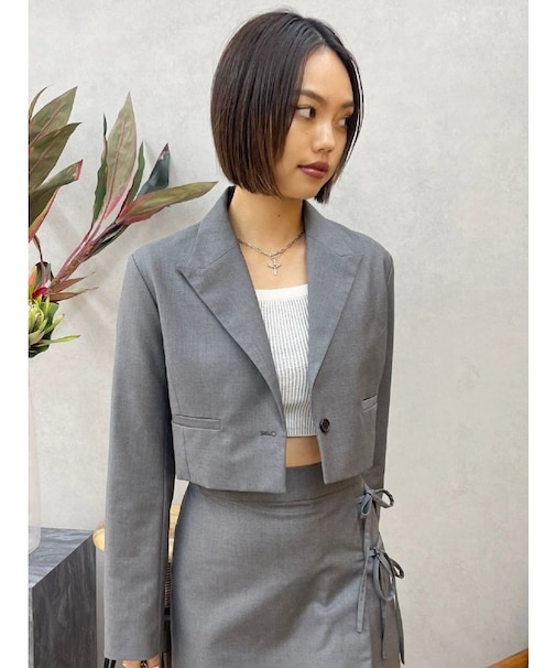 ショートレングスジャケット【セットアップ着用可能】