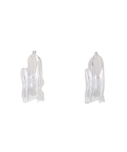 LEAF DESIGN HOOP ピアス