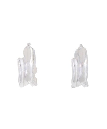 LEAF DESIGN HOOP ピアス