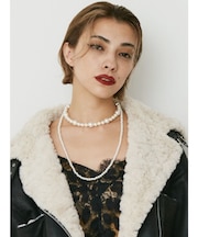 PEARL CHAIN 2連ネックレス