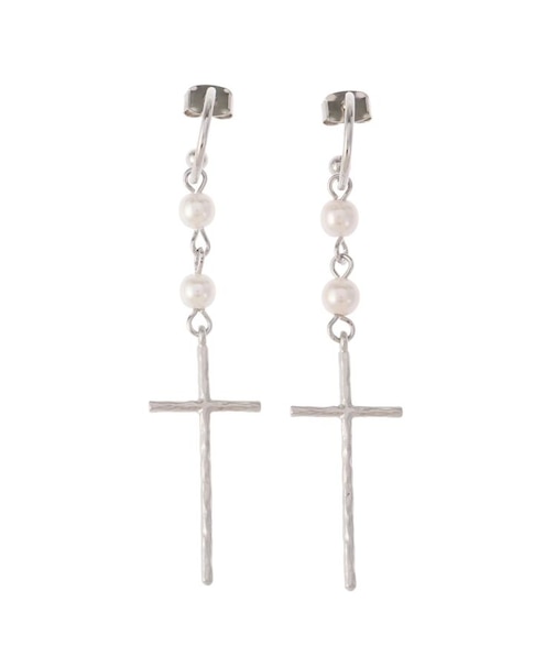 LONG CROSS MOTIF ピアス