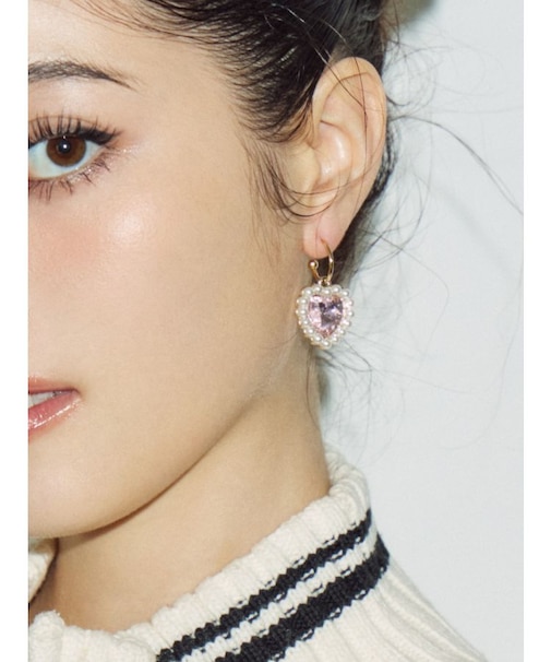 PEARL STONE MOTIFピアス