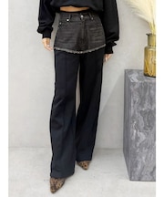 ドッキングスウェットデニムパンツ【セットアップ着用可能】