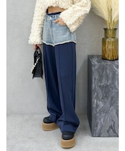 ドッキングスウェットデニムパンツ【セットアップ着用可能】